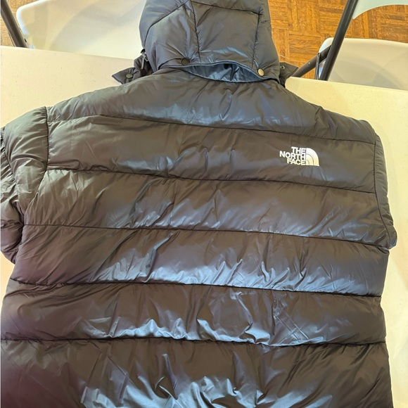 Womens Northface oversized puffer jacket - BLACK - Picture 5 of 11